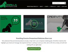 Tablet Screenshot of gorillamarketing.net